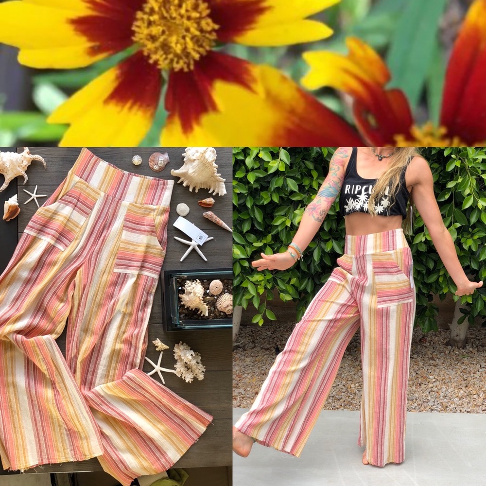 🌴🌼RIP CURL- GOLDEN DAYS STRIPE PANTS🌼🌴 - Picture 15 of 15
